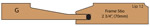 Allstyle Cabinet Doors : cutaway of LaFleur Cabinet Door